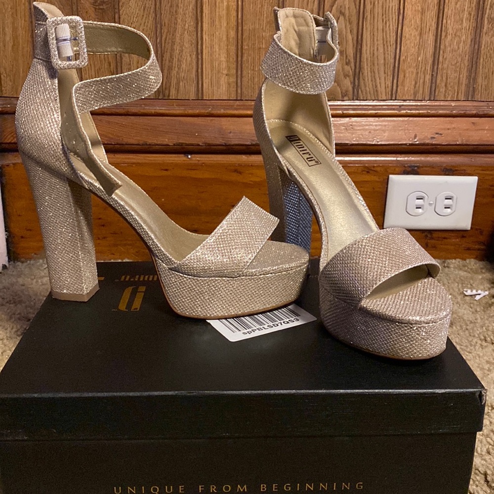 Gold heels